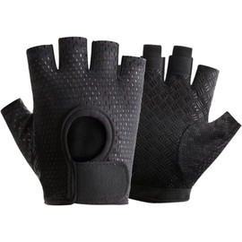 GLEEMEN Fitness Gloves, Breathable Training Gloves, Non-Slip Gym Gloves, Weightlifting Gloves, Sports Gloves for Men and Women, Crossfit, Bodybuilding, Cycling (L)