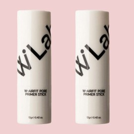 W Lab W Air Fit Pore Primer Stick, colorless, 2 pieces / 더블유랩 더블유 에어핏 포어 프라이머 스틱, 무색, 2개