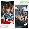 FUNNy elf Passenger Seat Organizer, Collapsible Car Storage with Partitions