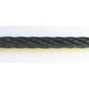 Black Galvanized Cable, 1/4" Diameter, 7x19 Construction Extra Flexible Cable