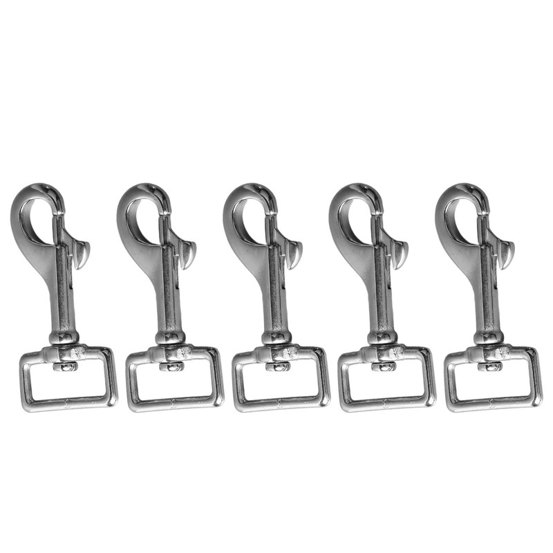 5PCS 27mm Square Tail Snap Hooks 360 Degree Rotating Hook