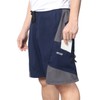 2 In 1 Padded Bike Shorts with Pockets Men Breathable
