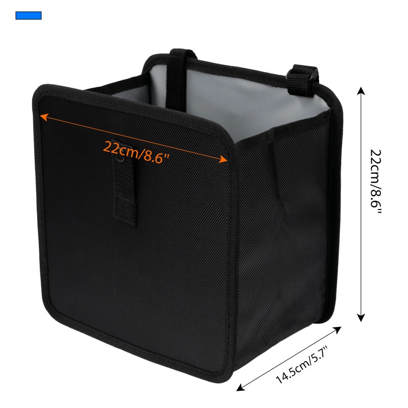 AUTOXBERT Waterproof Truck Trash Car Can Garbage Litter Bin Bag