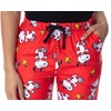Peanuts Women's Snoopy and Woodstock Allover Print Smooth Touch Fleece