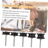 Operitacx 10pcs Leather Burnisher Tool Kit Ebony Polished Leather for