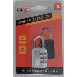 Best House Combination Padlock Locker Padlock 3 Digit Coded Padlock, Gym Lock, School Locker Lock, 28mm Coded Security Padlock Weatherproof for School Lockers, Gym, Travel Bags Outdoor (Pack of 2)