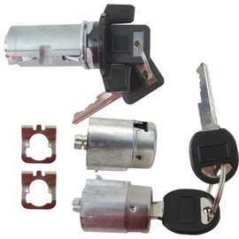 Upgraded Ignition Key Switch Cylinder Set #701400#700843 Car Lock Cylinder Kit Fit for GMC C2500 Sierra SLX Standard Cab Pickup 2-Door 5.0L 305Cu. In. V8 GAS OHV Naturally Aspirated 1993 by Vicue
