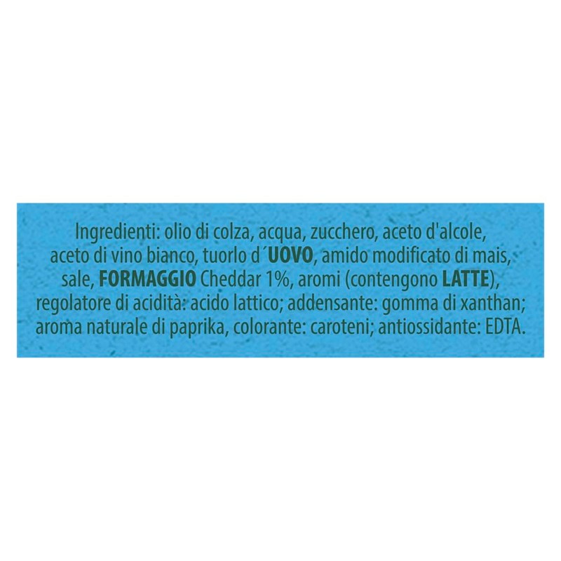 Salsa Cheddar Calvé Top Down 430ml, Senza Glutine, Ideale per
