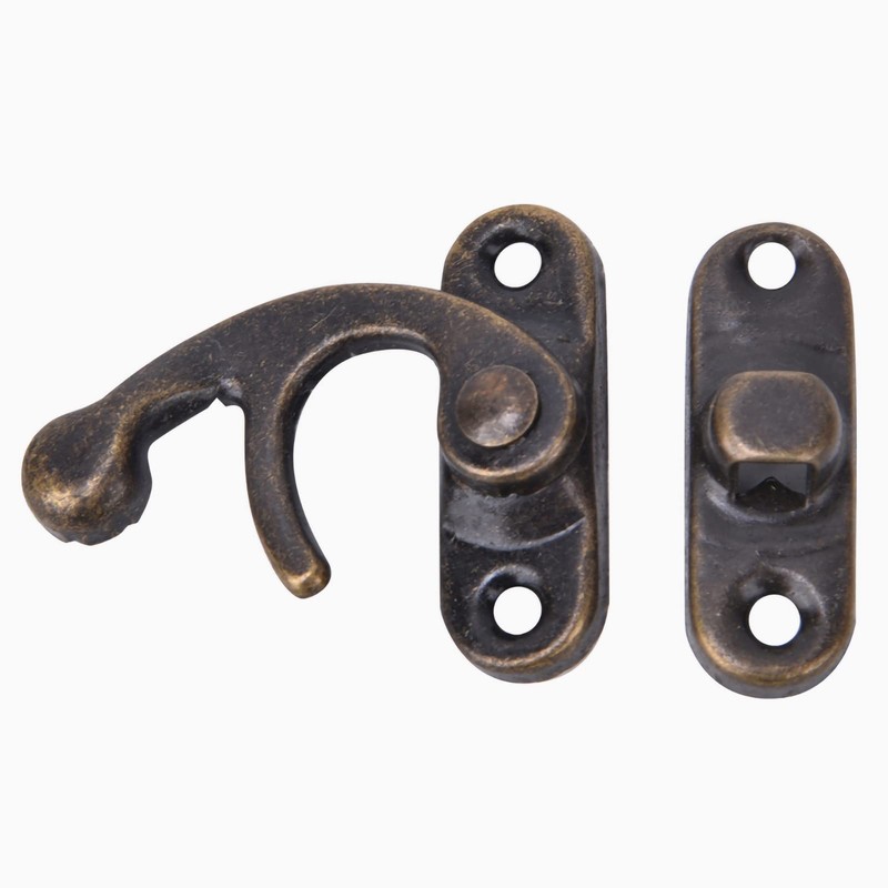ANKROYU Horn Hook Hooks, 30 Pieces, Bronze Antique Wooden Jewelry