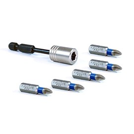 VESSEL Set of 6 Bits and Bit Holder Torsion E6, 3, PZ1