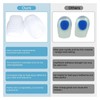 2 Pair Gel Heel Pad Transparent Strong Adhesion Soft Massaging
