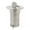 Marine Boat Deck Filler with Keyless Cap Stainless Steel Mirror