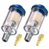 beduan Water Oil Separator Filter, 1/4" NPT Male and Female