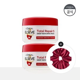 (L'Oréal Paris) SSG Exclusive Set: L'Oréal Paris Total Repair 5 Deep Repairing Mask 200ml x 2 / (로레알파리)SSG 단독구성 로레알파리 토탈 리페어5 딥 리페어링 마스크 200ml 2개
