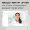 Kensington W1050 1080p Fixed Focus Wide Angle Webcam, Built-In Noise