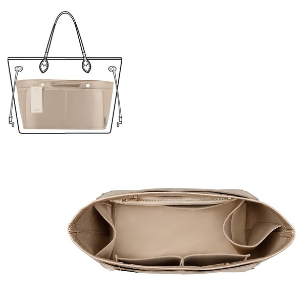 ZTUJO Purse Organizer Insert For Handbag & Tote Shaper,Tote Bag