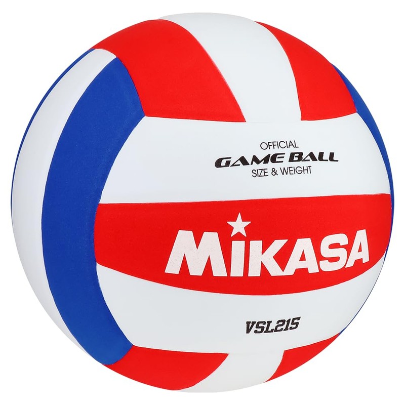 Mikasa Competitive Class Volleyball (Red/White/Blue)