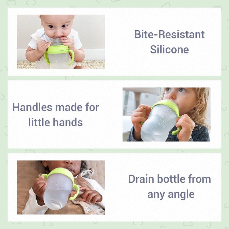 Anpei Step 1 Transitional Weighted Straw and Handles Self-Feeding Kit