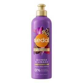 Sedal Crema Para Peinar Quinoa Y Linaza Ideal Para Restaurar Y Prevenir La Caída Del Cabello Dejándolo Hidratado Suave Y Saludable 300 Ml