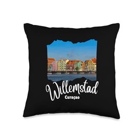 Willemstad Curaçao / Curacao Throw Pillow