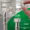 'Reinforced Hose 1/2 "x 1/2ÜM 90 ° Bend, DN13 Flexible