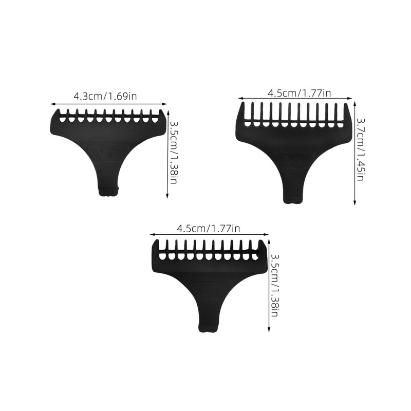 Healeved Hair Clipper Guard 1 Set Cutting Guides 3mm 1.5mm