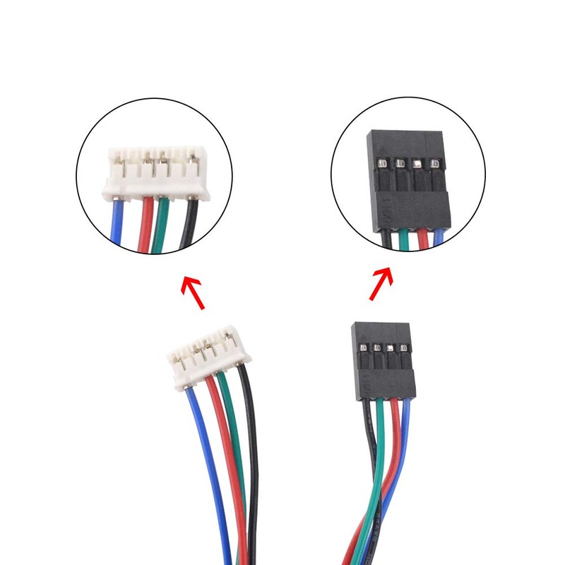 STEPPERONLINE Stepper Motor Nema 17 45Ncm 1.5A 12V 39mm 4-Wire
