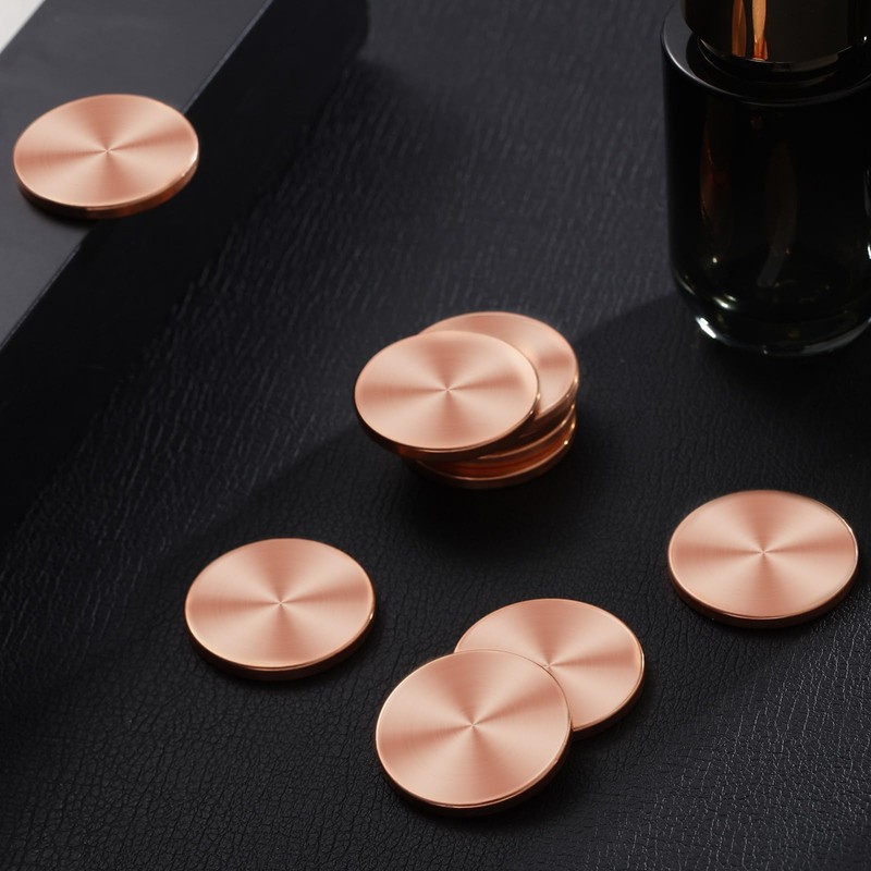 Otoolling 10 Pcs Copper Round Discs 1-1/4" Dia. x 1/8"