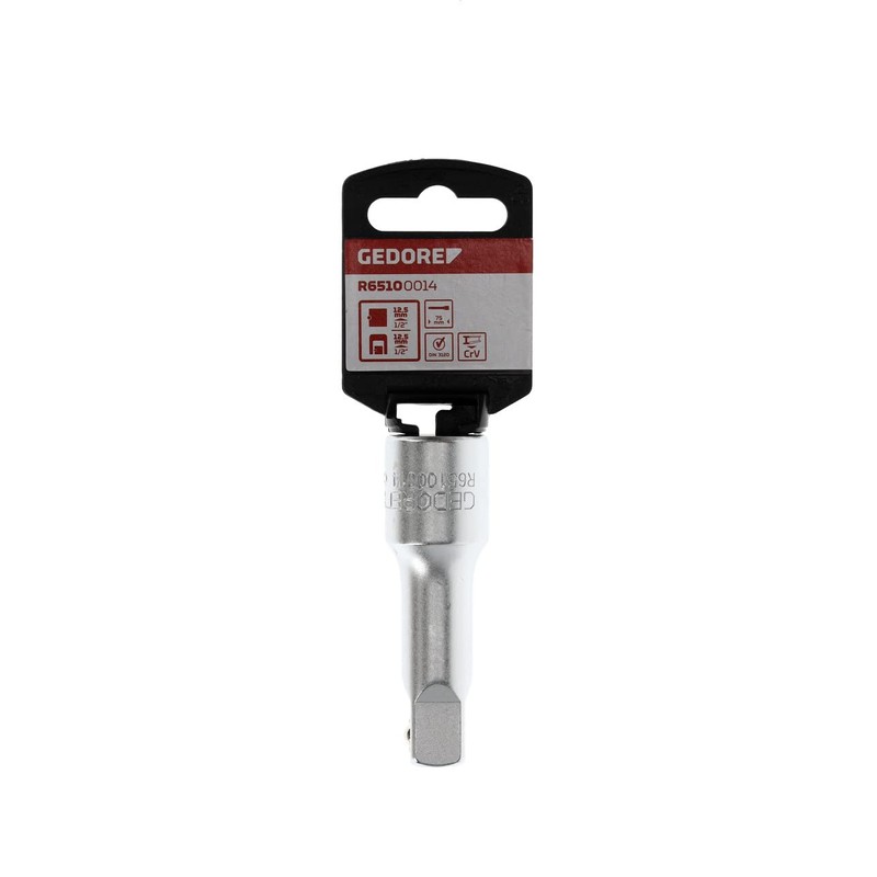 GEDORE red Socket spanner extension, 1/2" 12.5 mm square drive,