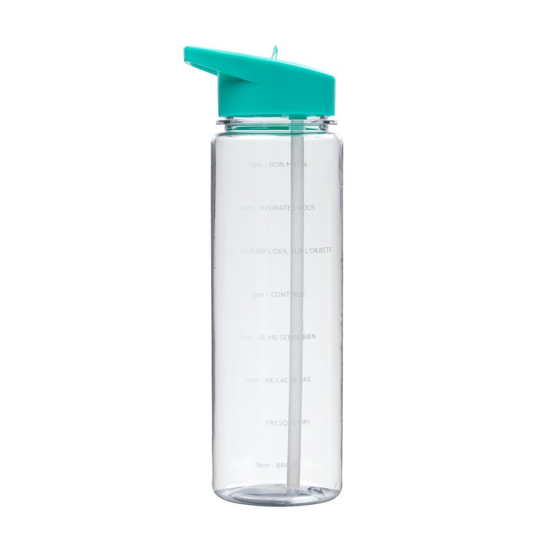 Chef Aid 700ml Drinks Bottle, Includes Visual Water Intake Markings,