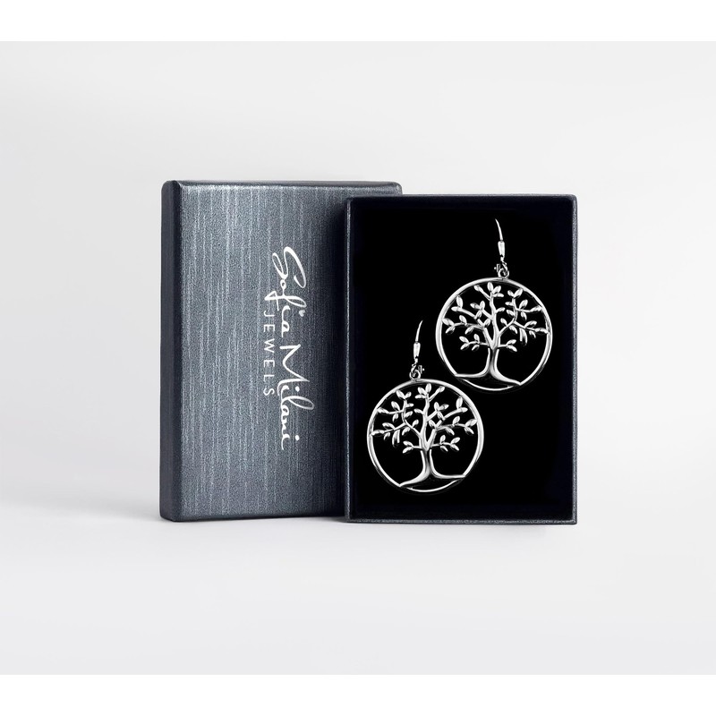 SOFIA MILANI - 20790 Women's Earrings 925 Silver Tree of