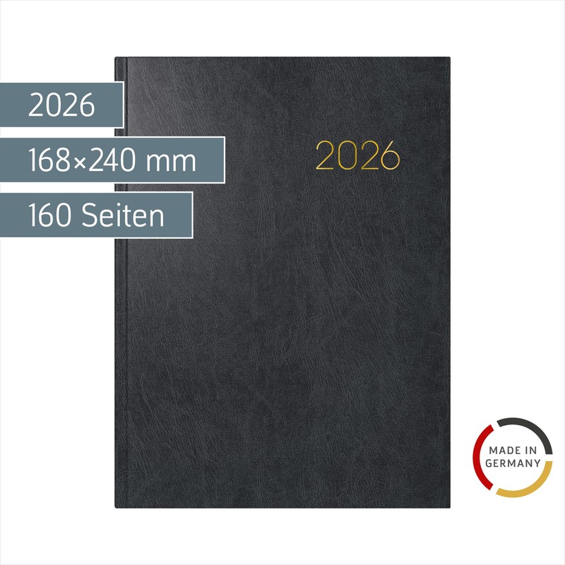 BRUNNEN Book Calendar Model 797 2026 | 168 x 240