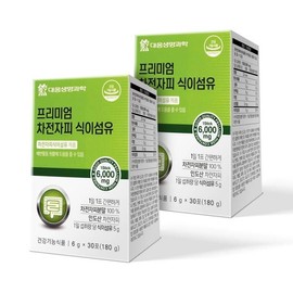 Daewoong Life Science Premium Psyllium Husk Dietary Fiber 30 sachets (2 packs) / 2 month supply Kwaebyunen water-soluble vegetable psyllium husk fiber / 대웅생명과학 프리미엄 차전자피 식이섬유 30포 2개 / 2개월분 쾌변엔 수용성 식물성 차전차피 화이바