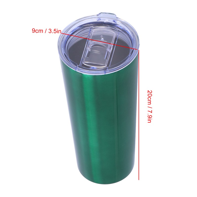 2‑Layer Green Insulation Bottle Stainless Steel Vacuum Bottle for Travel