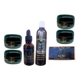 Blackwolf Balsamo Para Barba Y Bigote Full Pack