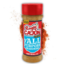 y'ALL Purpose Seasoning - 4 oz Shaker, Bolld Flavor, All Natural - Mild Louisiana Cajun Spice for Meats, Seafood & Veggies by Ragin' Cajun