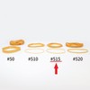 Rubber Band #515 < 1.8 oz (50 g) Transparent Bag