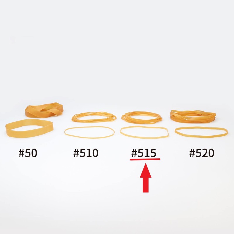 Rubber Band #515 < 1.8 oz (50 g) Transparent Bag