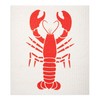 Globetrotting Merchant Swedish Dishcloths 2 Pack (Lobster Print) Eco Friendly,