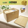BAMOTTO Lidded Bamboo Storage Bins & Box/Cube/Basket, Home Kitchen and