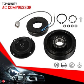 cciyu Air Conditioning Compressor Clutch 2003-2011 Fit for Honda Element 2.4L Replaces AC Compressor for Car 7 Grooves