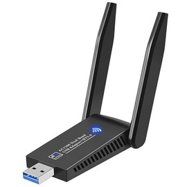 AC1300 Tarjeta de red inalámbrica WiFi de doble banda + adaptador BT 5.0 USB 3.0 1300M 802.11ac adaptador Bluetooth 5.0 con antena para computadora portátil PC 2.4GHz + 5.8GHz Mini dongle