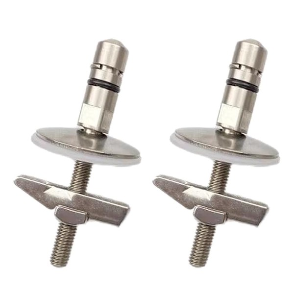 Qunyince 2Pcs Toilet Seat Fixing Hinge Compatible with HARO &