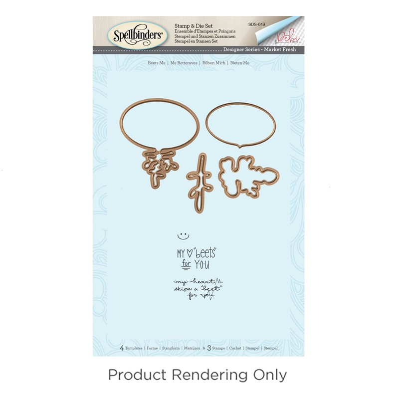 Spellbinders Stamp & Die Set-Beets Me