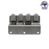 Universal 4 Port / 4 Point Diff Breather Kit Black