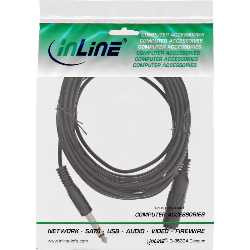Kabel Audio Klinken-Verlängerung 6.3 5m