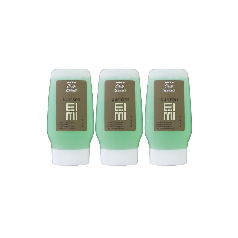 3 x Wella Professionals Styling Dry Sculpt Force Flubber Gel