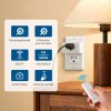 DEWENWILS Smart Plug 5-Outlet Set, 2 Remotes, 1800W, for Holiday