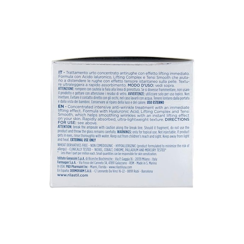 Rilastil Hydrotenseur Lifting Anti-Wrinkle Ampoules