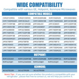WB01X10180 AP3205964 Microwave Mounting Flat Bolt Easy Installation, Universal Fit |Compatible with GE, Kenmore, Hotpoint| Microwave Installation Flat Bolts（6-Pack）